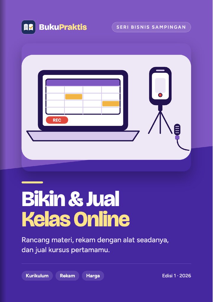 Sampul Bikin & Jual Kelas Online