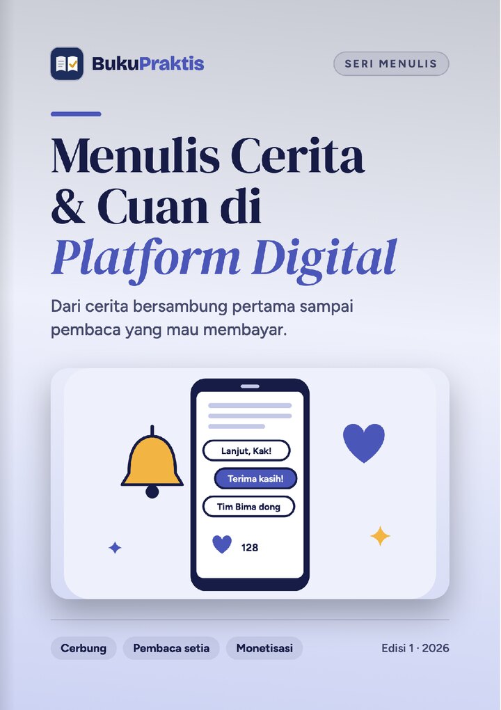Sampul Menulis Cerita & Cuan di Platform Digital