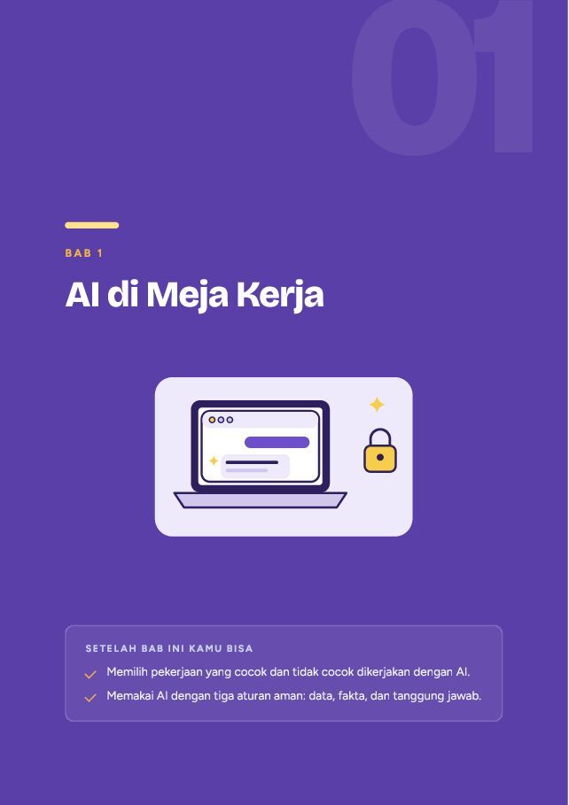 Contoh halaman Pakai AI untuk Kerja Kantor