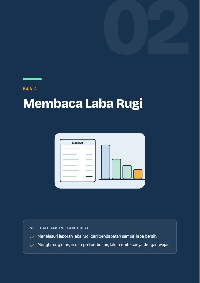 Contoh halaman Saham Pemula: Membaca Laporan Keuangan Sederhana